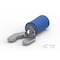 Te Connectivity Fork Terminal, #10 Stud Size, 14 AWG, 300 V, Nylon Insulated, Blue 52937-2 - alternate 1